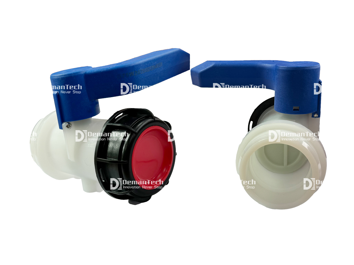 IBC Tote Fittings, IBC ball & butterfly valve for 1000L hdpe container