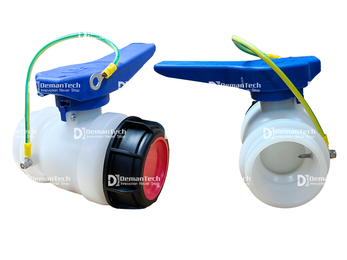 DN50 Anti-Static IBC Ball Valve for IBC Container Antistatic valve
