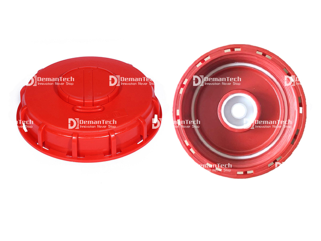 IBC Caps: 150mm & 225mm Blind/Vented Caps in Black, White, Red | UV-Resistant