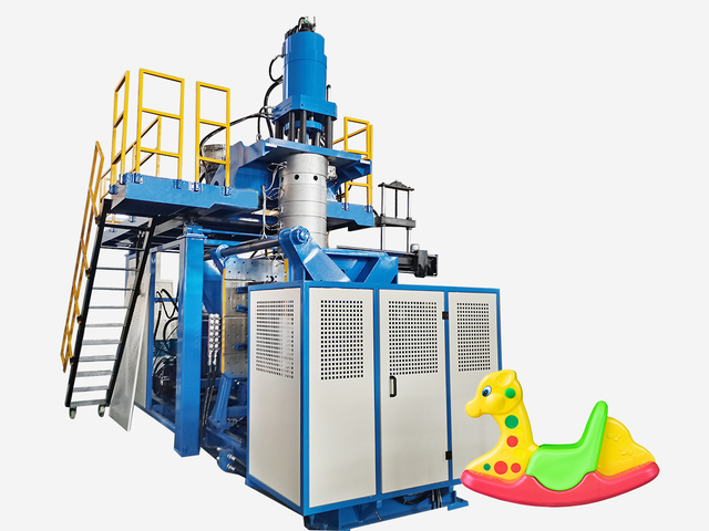 Plastic Child Toy Horse Blow Moulding Machine Pe Hdpe Children Motorbike Slide Extrusion Blow Molding Making Machine