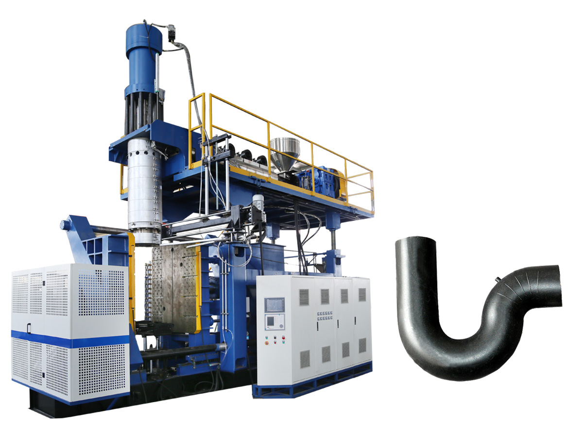 Car air duct plastic tube extrusion blow molding machine for sale