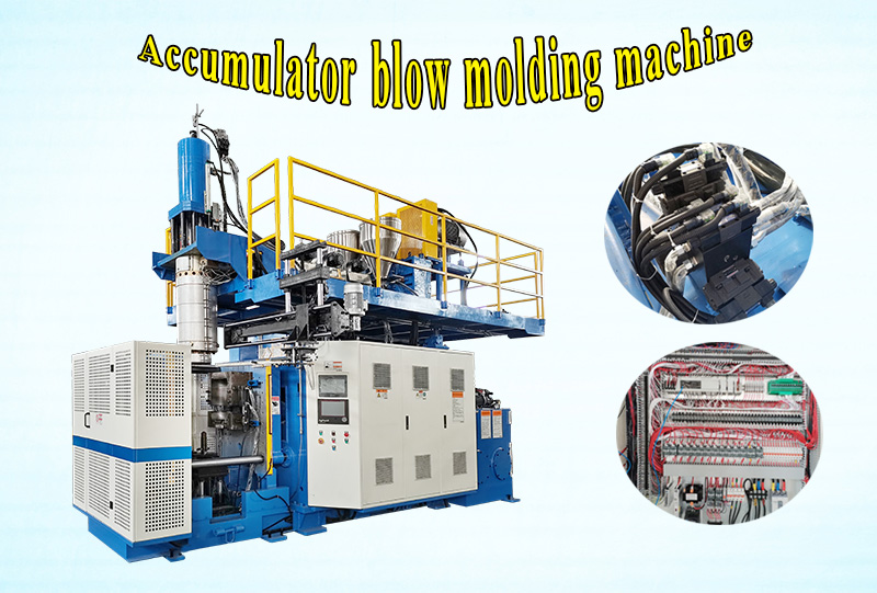 Accumulator blow molding machine
