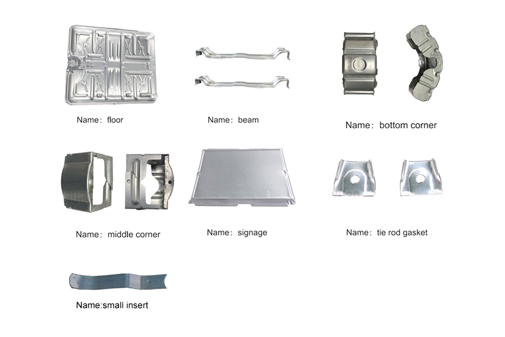 Metal parts for IBC tank 2