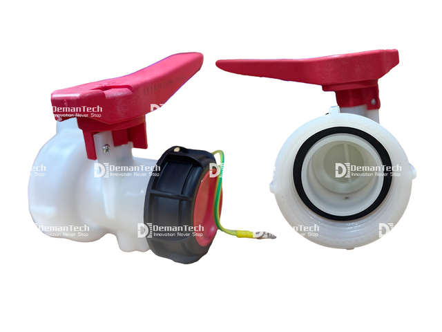 IBC Tote Fittings, IBC ball & butterfly valve for 1000L hdpe container
