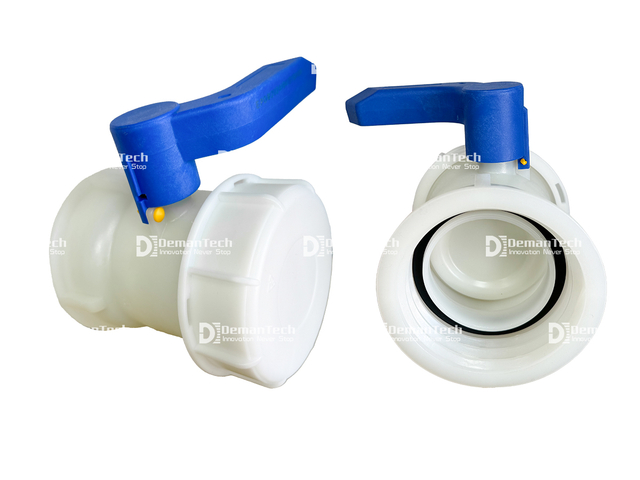 DN50 DN80 IBC tank ball valve welding type butterfly valve