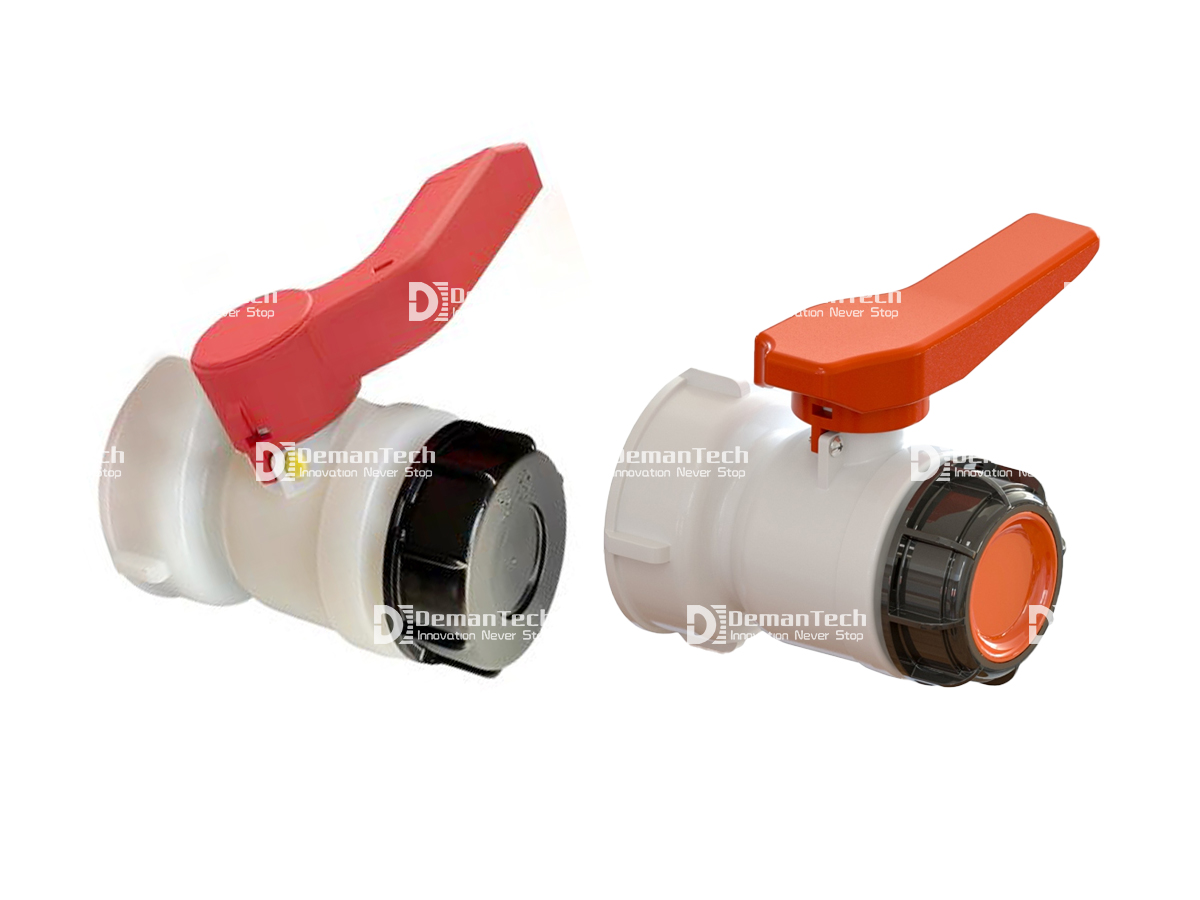 IBC Tote Fittings, IBC ball & butterfly valve for 1000L hdpe container